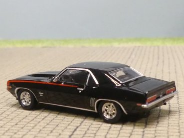 Preview: 1/87 Brekina Chevrolet Camaro schwarz 1969, 18378