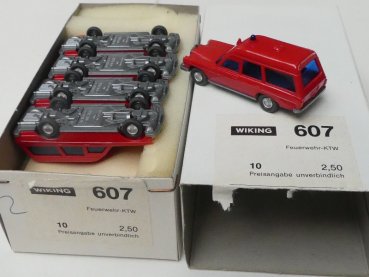 Preview: 1/87 Wiking Händlerpackung MB /8 KTW Feuerwehr 10 Modelle 607 2