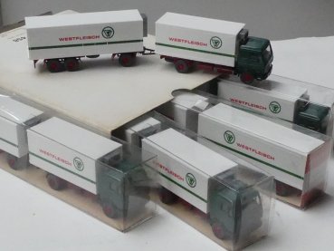 1/87 Wiking Händlerpackung MB NG Westfleisch 5 Modelle 458