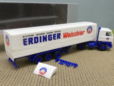 1/87 Herpa Albedo Scania 142 ERDINGER Weissbier Planen Sattelzug