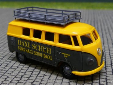 1/87 Brekina # 1617 VW T1 a DAXL Schuh mit Dachträger Bus 31026