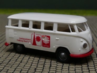 1/87 Brekina # 1627 VW T1b Caritas Freiburg Stadt, Sondermodell