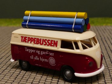 1/87 Brekina # 1635 VW T1 b Taeppebussen Sondermodell Dänemark