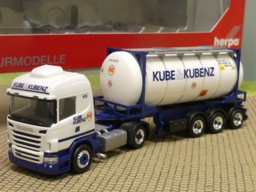 1/87 Herpa Scania R Kube & Kubenz Swapcontainer-Sattelzug 302432