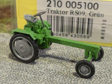1/87 Mehlhose Traktor RS09 grün Felgen grau 210 005100
