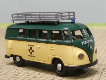 1/87 Brekina # 0035 VW T1a Bergwacht Schwarzwald, Bus mit Dachgepäckträger