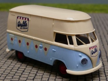 1/87 Brekina # 1686 VW T1 b Walls ice cream GB Hochdach 32615