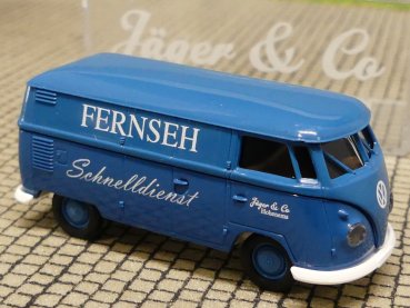 1/87 Brekina # 1697 VW T1 b Jäger Fernseh Schnelldienst Sondermodell Österreich A