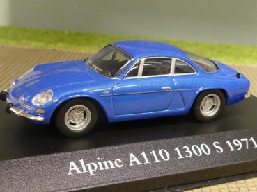 1/43 Atlas Alpine A110 1300 S 1971 blau