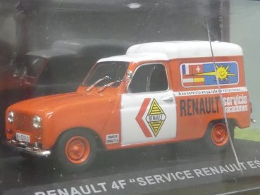 1/43 Renault 4 F Renault Service - Riss in Vitrinenbox