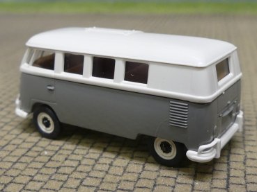 1/87 Brekina # 0720 VW T1 Camper / Klappe weiß/grau Export USA