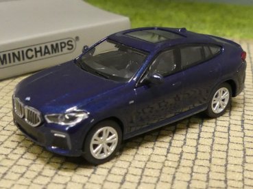 1/87 Minichamps BMW X6 2020 blue metallic 870 020521