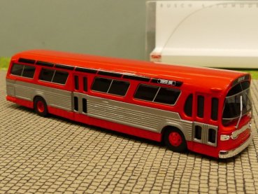 1/87 Busch Fishbowl rot Amerikanischer Bus SONDERPREIS 44501