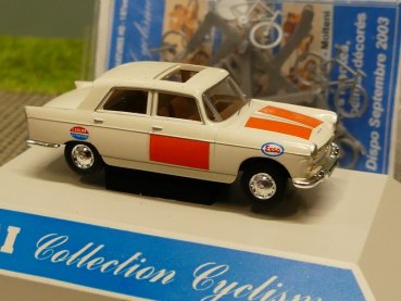 1/87 Brekina Peugeot 404 Tour de France Equipe Pay-Bas + Fahrräder SAI 4606