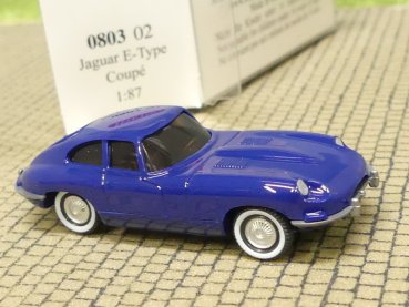 1/87 Wiking Jaguar E-Type Coupe dunkelblau 0803 02