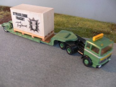 1/87 Brekina MB LPS 2224 Sattelzug mit Nooteboom ODU-Tieflader 1620 81022