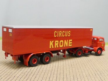 Preview: 1/87 Brekina MB 328 Cirkus Krone Koffer-Sattelzug