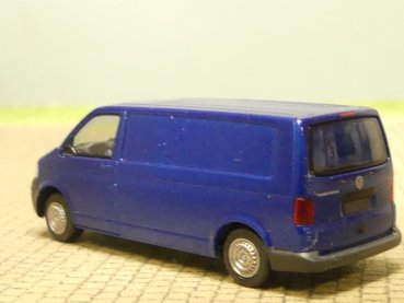 Preview: 1/87 Rietze VW T5 LR dunkelblau metallic Kasten 21450