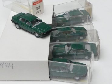 1/87 Wiking Händlerpackung BMW 750i grün 5 Modelle 192