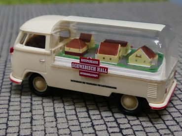 Preview: 1/87 Brekina # 2000 VW T1b Schwäbisch Hall, Präsentationswagen mit Glaskuppel 32457