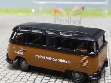1/87 Brekina # 1970 VW T1 Samba Proihof Villnöss Südtirol