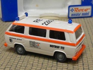1/87 Roco VW T3 Baby Notarzt Bus 1372