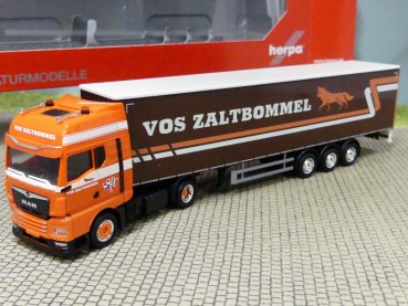 1/87 Herpa MAN TGX GX Gardinenplanen-Sattelzug Vos Zaltbommel 315067