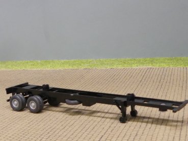 1/87 Wiking 40ft Container Chassis USA schwarz Felgen grau 527all1A