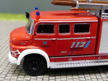 1/87 Brekina MB LAF 1113 LF 16 Feuerwehr Saarbrücken Sondermodell Reinhardt