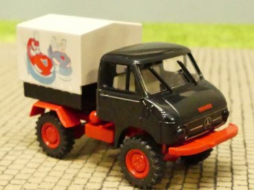 1/87 Brekina Unimog 411 Autoscooter Plane