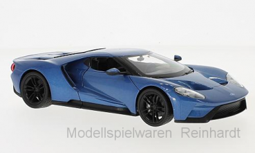 1/24 Welly Ford GT 2017 blaumetallic 24082