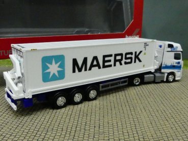1/87 Herpa MB Actros GS GDH Seitenlader-Sattelzug 313384