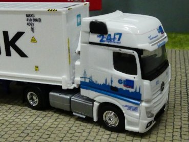 1/87 Herpa MB Actros GS GDH Seitenlader-Sattelzug 313384