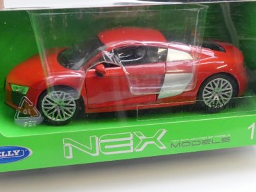 1/24 Welly Audi R8 V10 rot 24065W