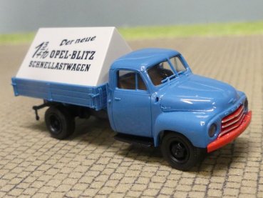 1/87 Brekina Opel Blitz Der neue BLITZ blau Pritsche