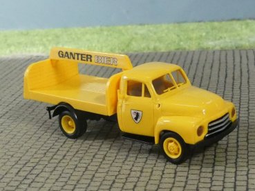 1/87 Brekina Opel Blitz Ganter Bier Getränkepritsche 35322