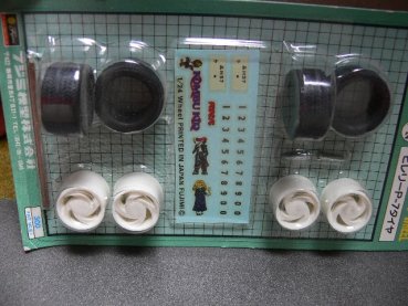 1/24 Fujimi #1 Super Volk Reifen, Felgen und Decals Umrüstsatz
