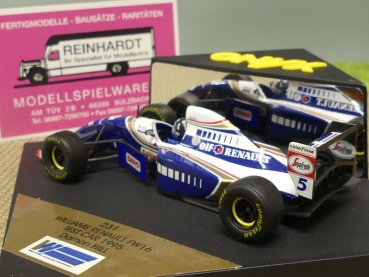 1/43 Onyx Williams Renault FW16 #5 Test Car 1995 Damon HILL 231