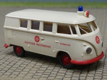 1/87 Brekina # 0714 VW T1 b Malteser Hilfsdienst Kirchheim Teck