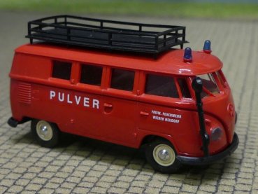 1/87 Brekina # 0730 VW T1 b Feuerwehr Wien Neudorf PULVER