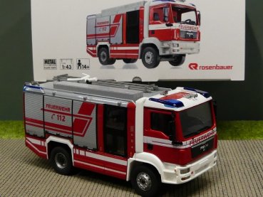 1/43 Wiking MAN TGM Feuerwehr Rosenbauer AT LF 0431 97 7497
