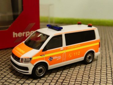1/87 Herpa VW T6 Bus MTW FFW Norderstedt 094474
