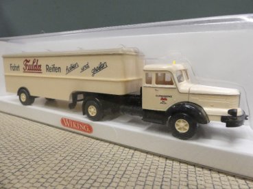 1/87 Wiking Krupp Titan Fulda Reifen Koffer Sattelzug 891 38
