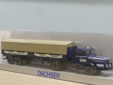 1/87 Wiking Krupp Titan Dachser Planen-Sattelzug Sondermodell