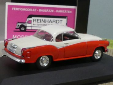 1/43 White Box Borgward Isabella Coupe rot/matt-weiss WB128