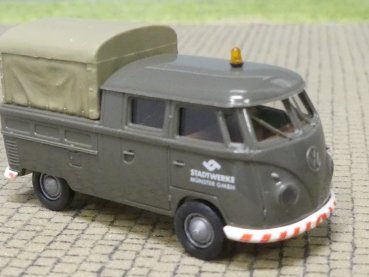 1/87 Brekina # 0655 VW T1b Doka Stadtwerke Münster