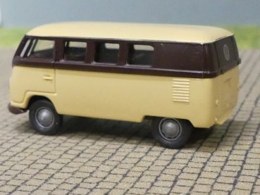 1/87 Brekina # 0666 VW T1a Bus beige-braun-beige 31001