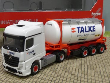 1/87 Herpa Actros Bigspace `18 Swapcontainer-SZ Talke 316002