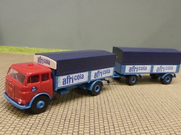 1/87 Brekina MAN 10.212 afri cola Planen Hängerzug 78354