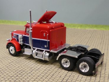 1/87 Brekina Peterbilt 359 rot/dunkelblau 85704